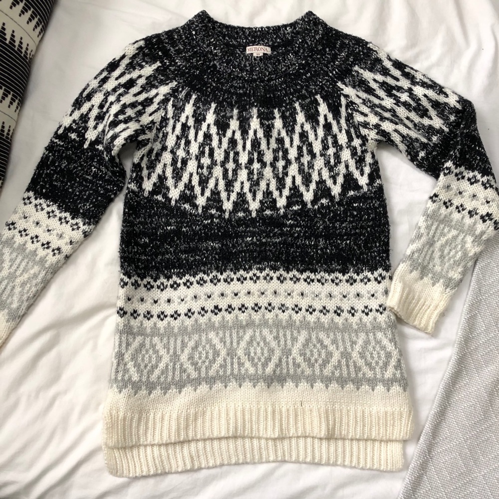Merona Fair Isle Tunic Sweater